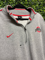 Nke Ohio State Buckeyes 1/4 Zip Sweater