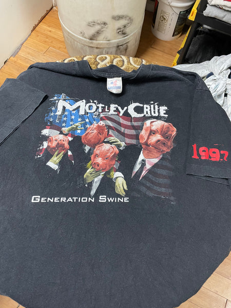 Vintage 1997 Motley Crüe Generation Swine Tee